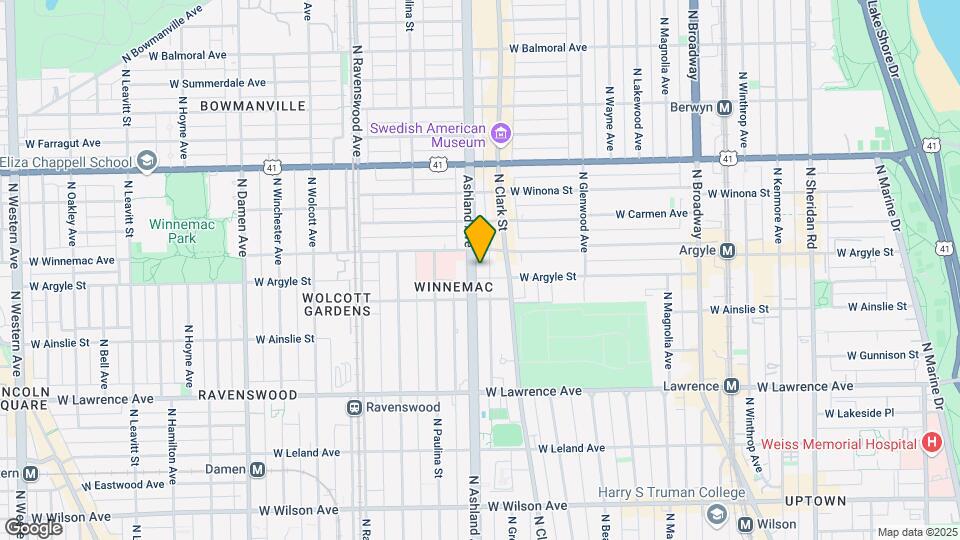 5001-5009 N Ashland Ave Map and Location Details