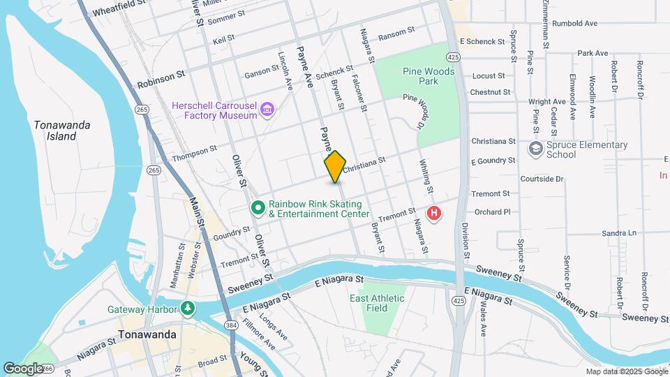 124 Payne Ave Map and Location Details