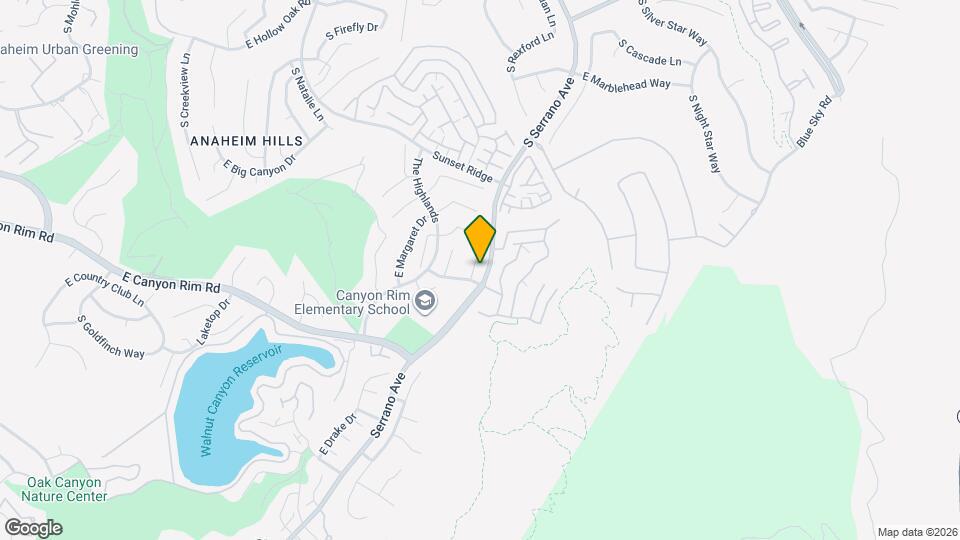 1046 S Mountcrest Ct Map and Location Details