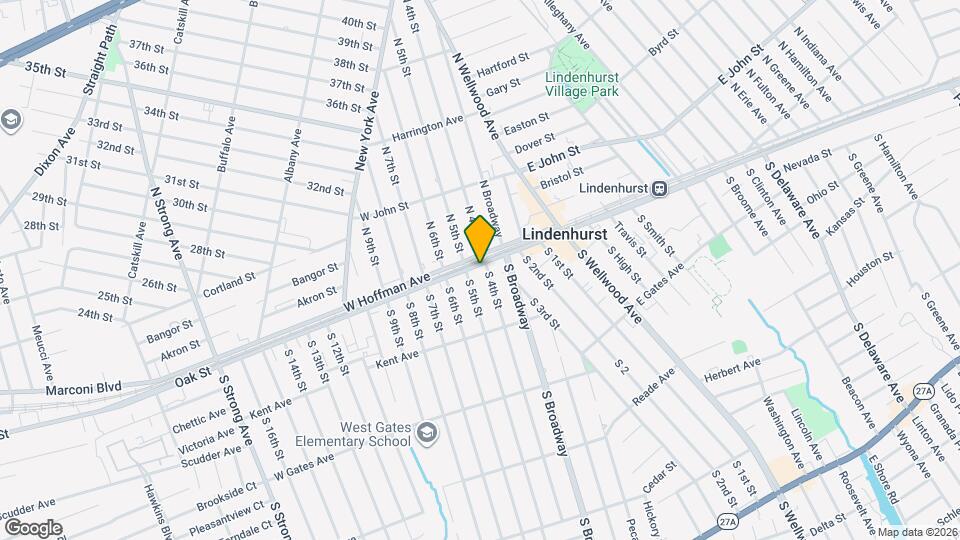 125 W Hoffman Ave Map and Location Details