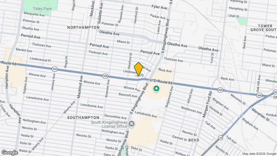 4939 Chippewa St Map and Location Details
