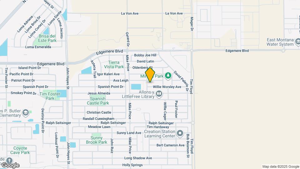 14809 Willie Worsley Ave Map and Location Details