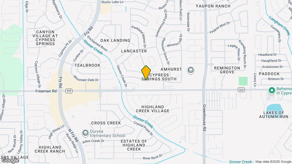 19903 Mountain Dale Dr Map and Location Details