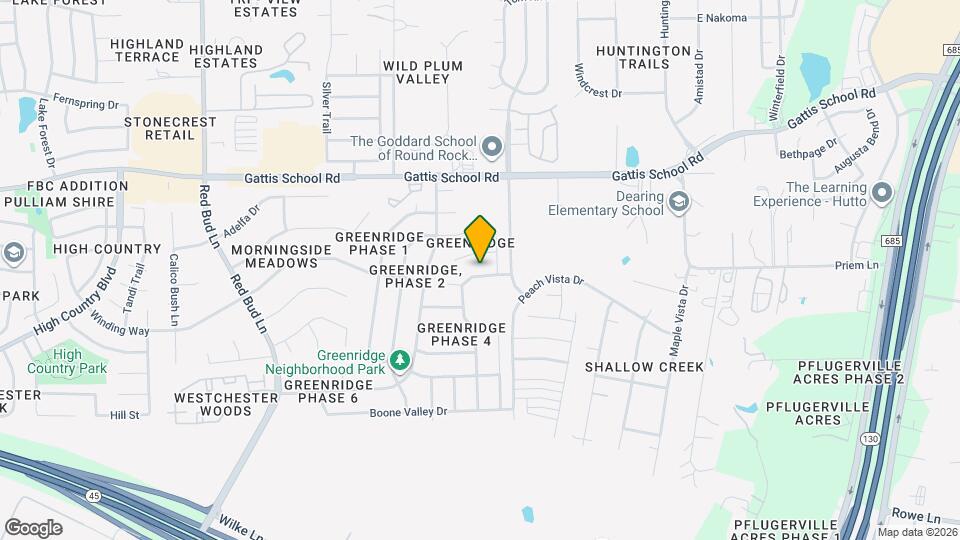 612 Dark Tree Ln Map and Location Details