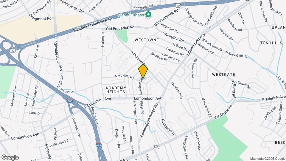 403 Stratford Rd Map and Location Details