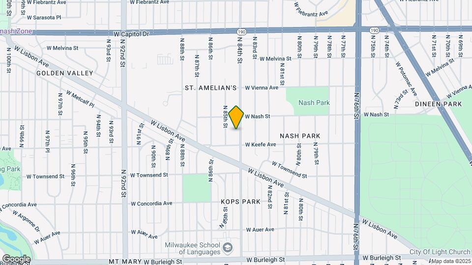 3531-3533 N 84th St Map and Location Details