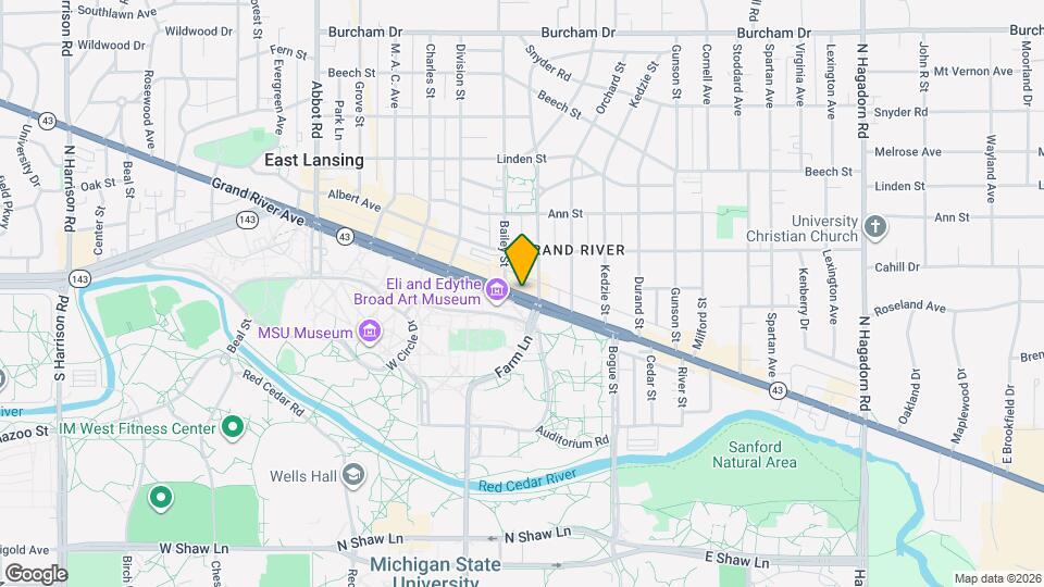 645 E Grand River Ave East Lansing MI Apartments and Nearby East