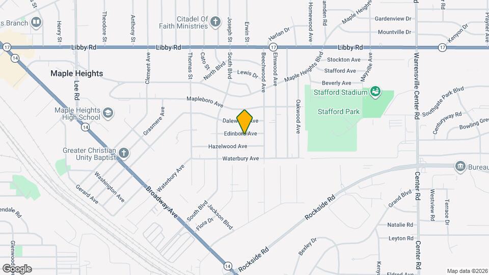 18308 Edinboro Ave Map and Location Details