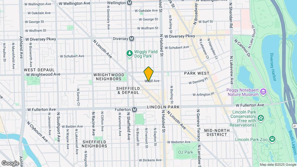 849 W Lill Ave Map and Location Details