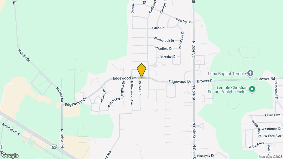 1699 Edgewood Dr Map and Location Details