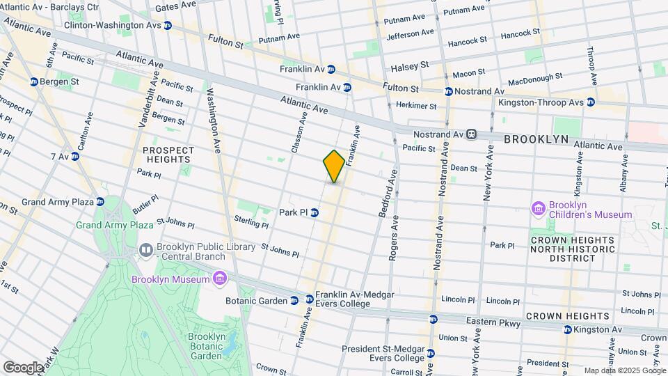 546 Saint Marks Ave Mapa y Detalles de la Ubicación