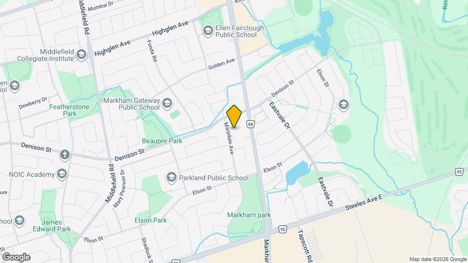 109 Marydale Ave Map and Location Details