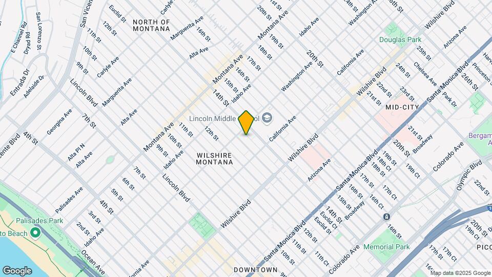 1017 Euclid St Map and Location Details