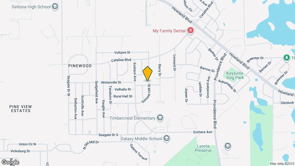 1481 Woodfern St Map and Location Details