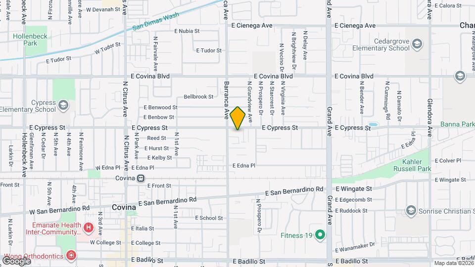 530 E Cypress St Map and Location Details