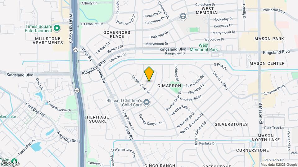 915 Comstock Springs Dr Map and Location Details