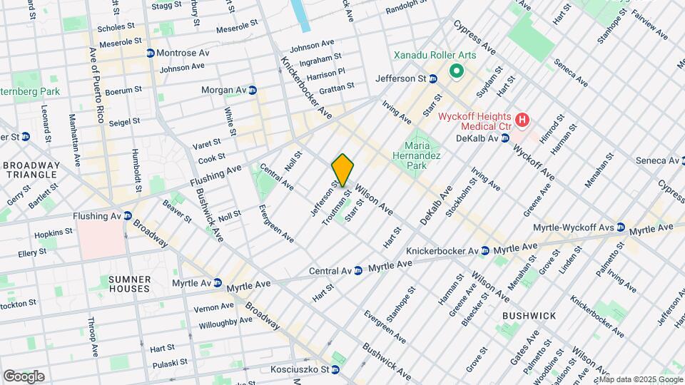 185 Troutman St Mapa y Detalles de la Ubicación