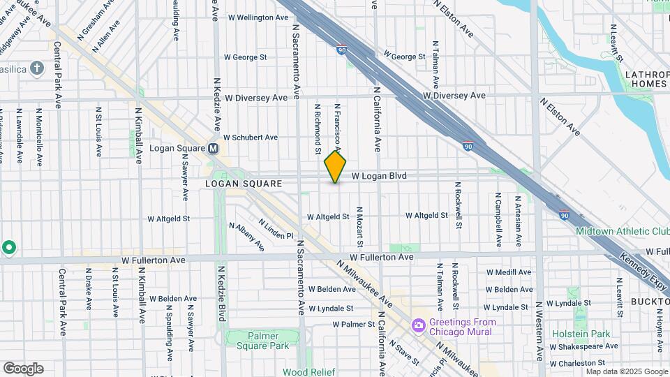 2905 W Logan Blvd Mapa y Detalles de la Ubicación