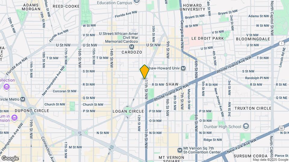 1713 Vermont Ave NW Map and Location Details