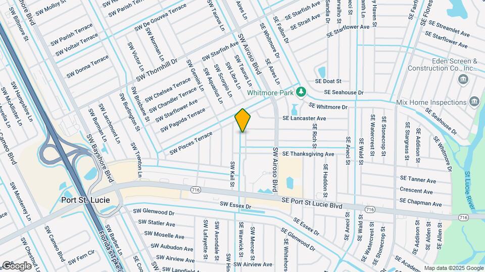 2152 SW Best St Mapa y Detalles de la Ubicación