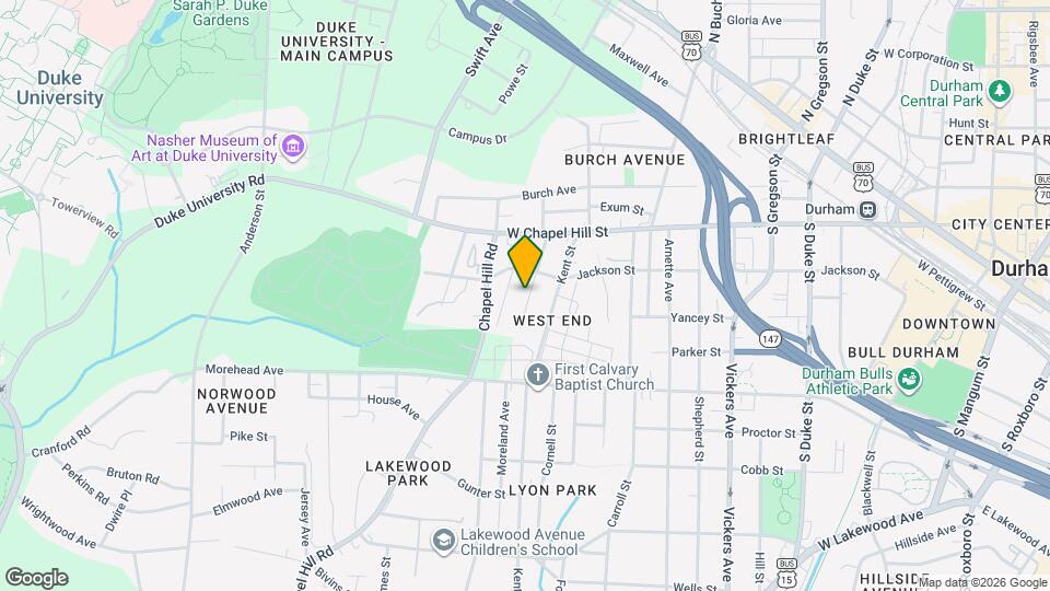 810 Gerard St Map and Location Details