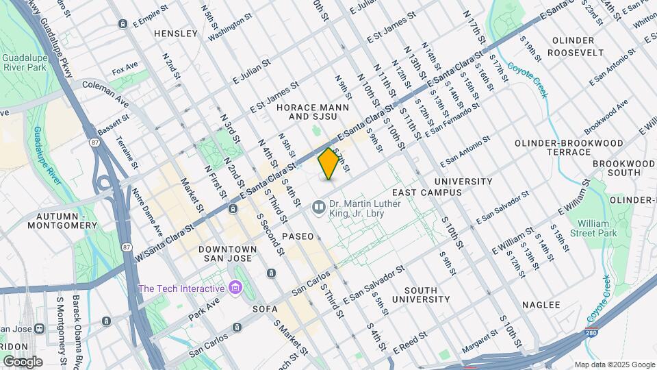 85 S 6th St Mapa y Detalles de la Ubicación