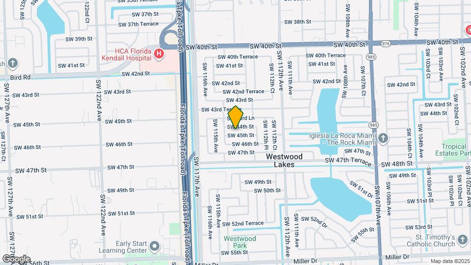 11375 SW 45th St Map and Location Details