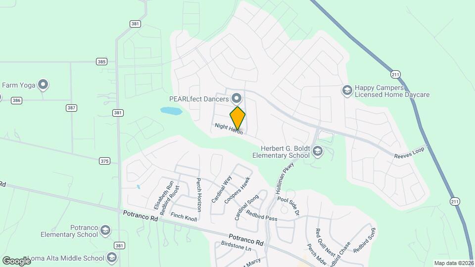 15518 Night Heron Map and Location Details