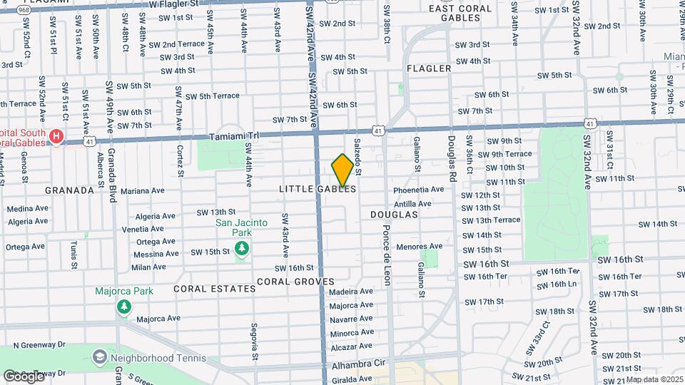 4038 SW 11th St Mapa y Detalles de la Ubicación