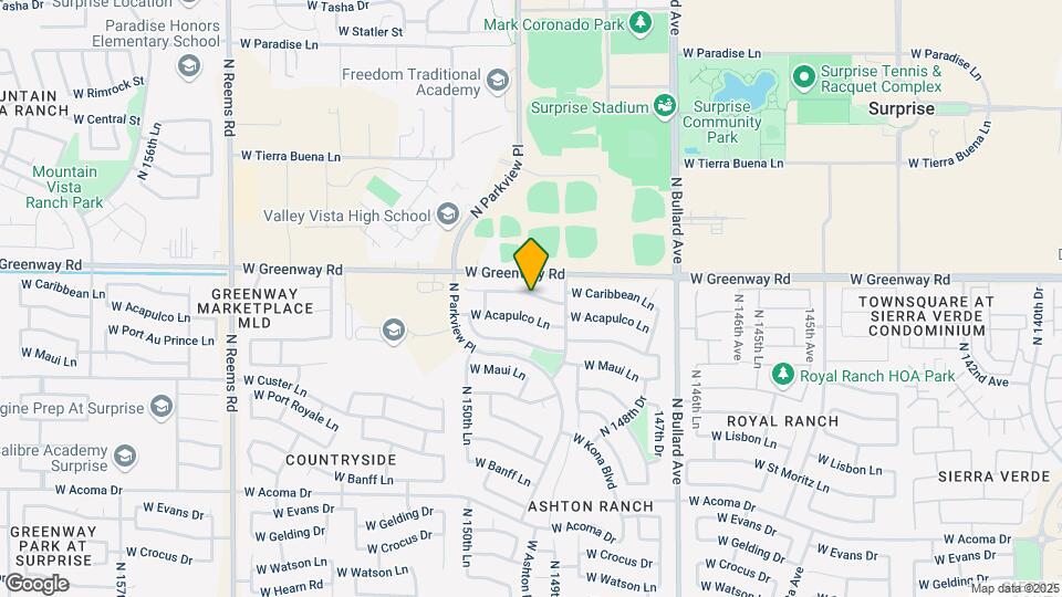 14933 W Caribbean Ln Map and Location Details