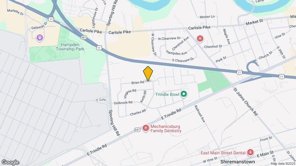 4802 Brian Rd Map and Location Details