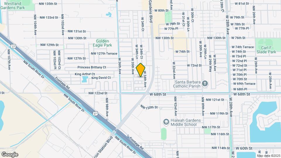 7001 W 35th Ave Map and Location Details