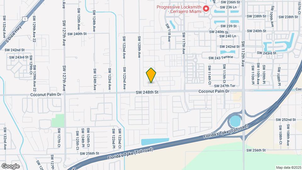 11929 SW 247th Ter Map and Location Details
