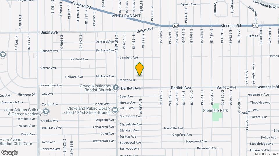 13609 Melzer Ave Mapa y Detalles de la Ubicación