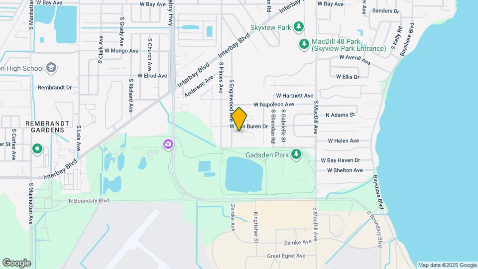 6807 S Court Dr Map and Location Details