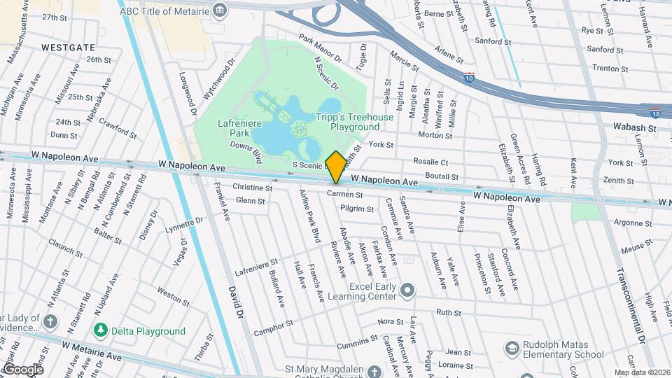 6613 Carmen St Map and Location Details