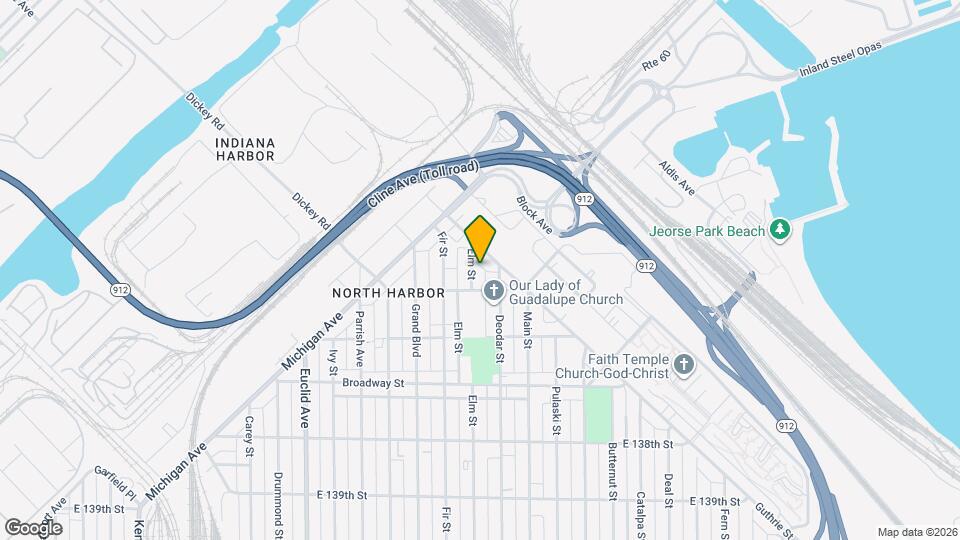 3421 Elm St Map and Location Details