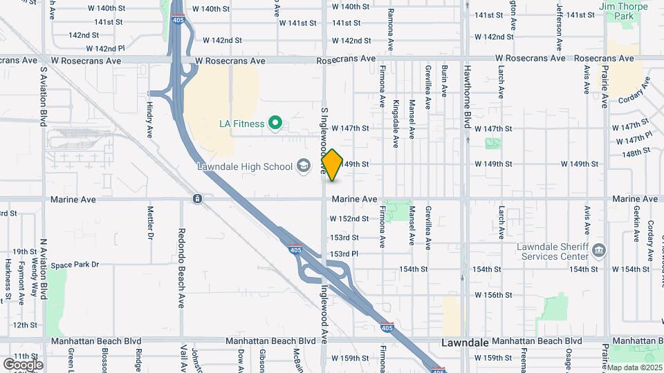 15006 Inglewood Ave Map and Location Details