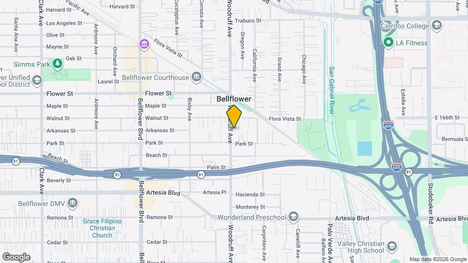 17030 Woodruff Ave, Unit 17030 Mapa y Detalles de la Ubicación