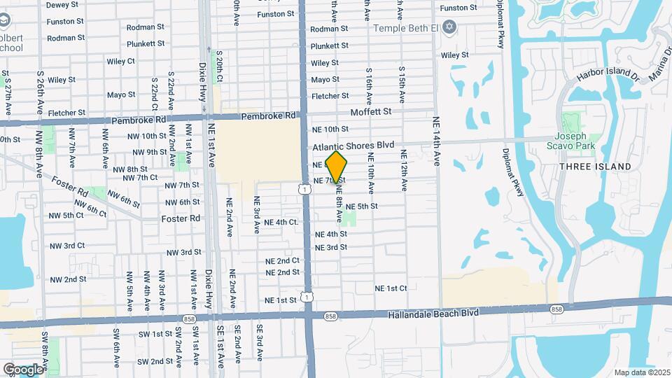 729 NE 6th St Map and Location Details