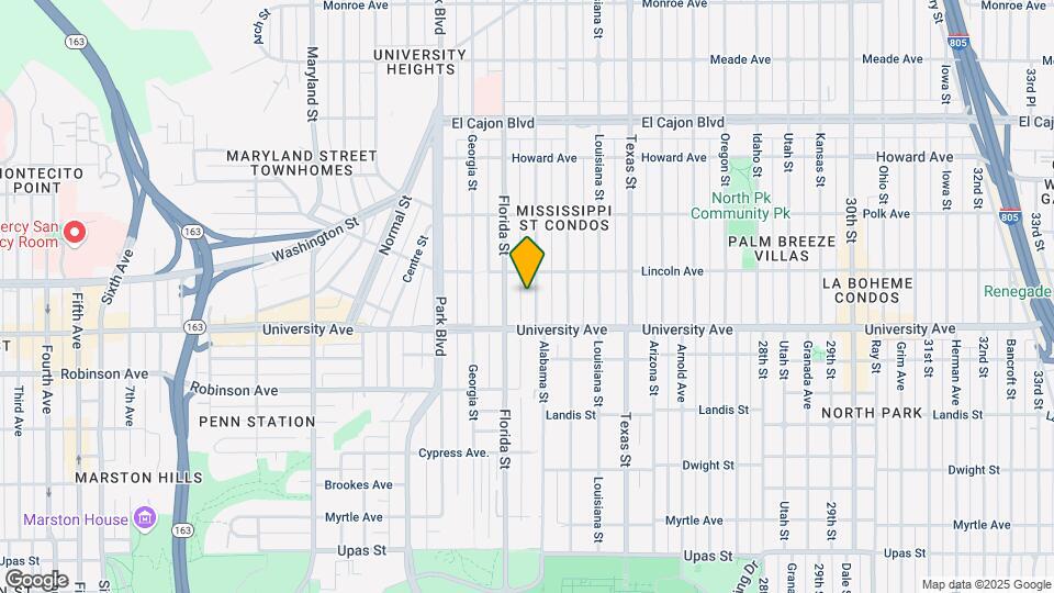 3954 Alabama St Map and Location Details