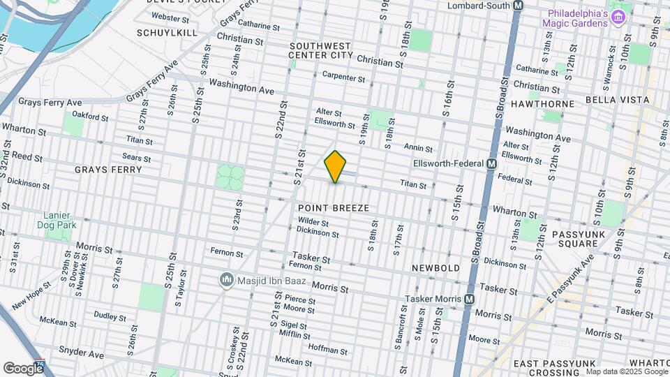 1310 S Opal St Map and Location Details