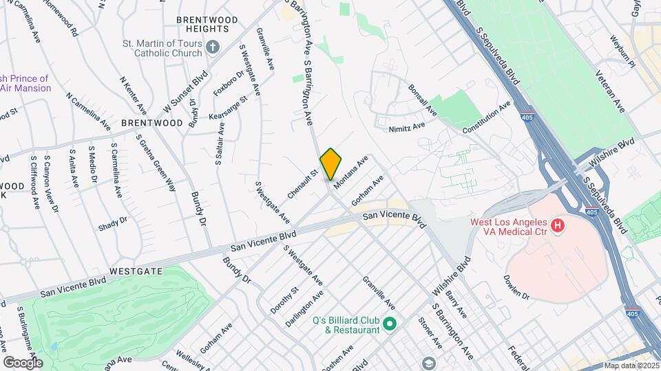 760 S Barrington Ave, Unit #4 Mapa y Detalles de la Ubicación