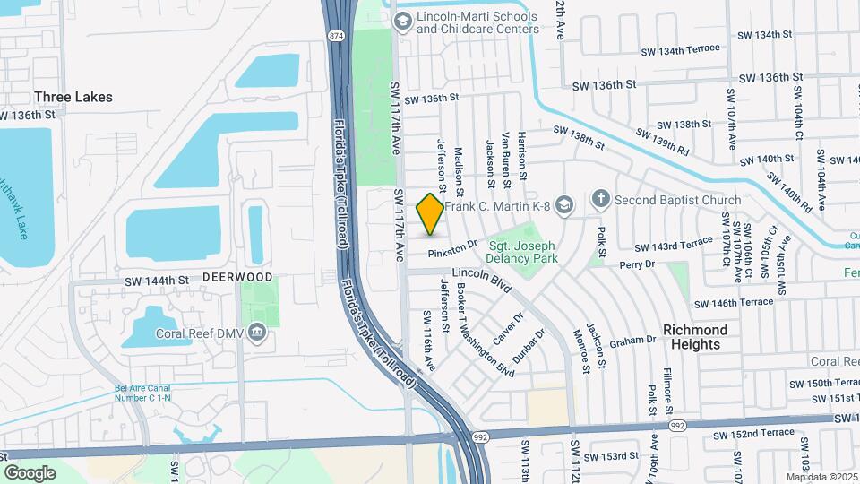11520 SW 142nd Terrace Map and Location Details