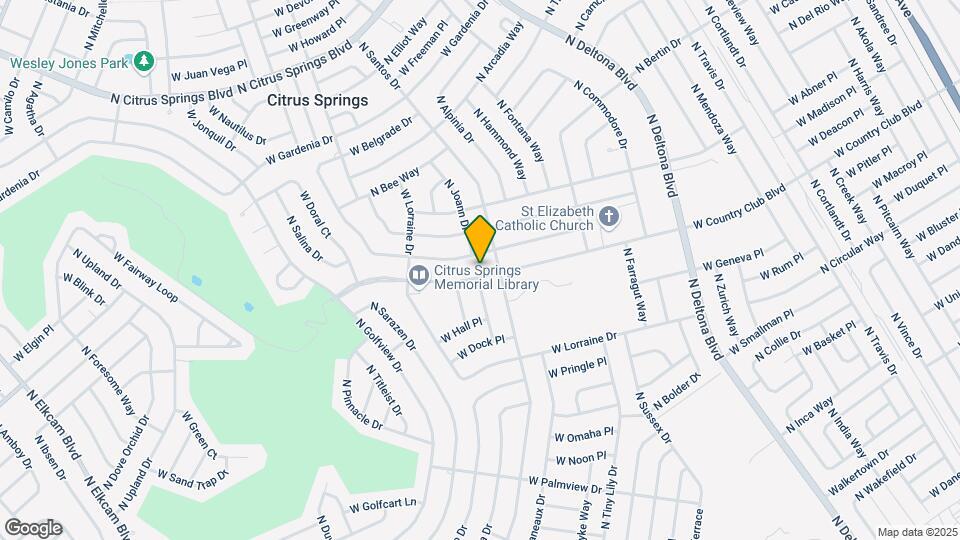 1723 W Country Club Blvd, Unit C28 Map and Location Details