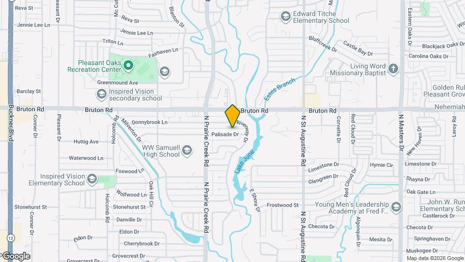 9255 Palisade Dr Map and Location Details