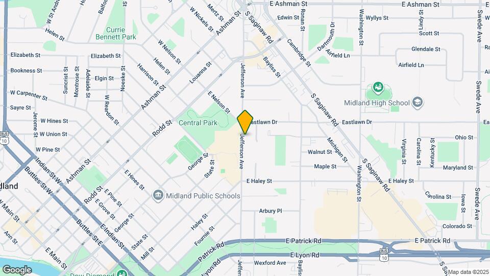 2218 Jefferson Ave Map and Location Details