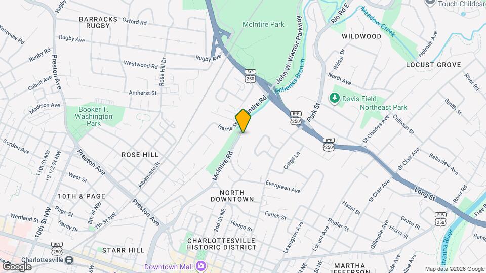 722 McIntire Rd Map and Location Details