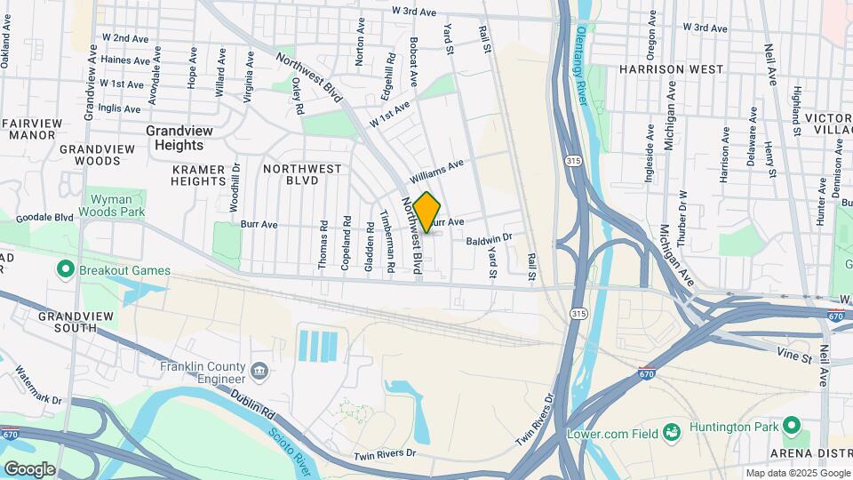 808-814 Northwest Blvd Map and Location Details