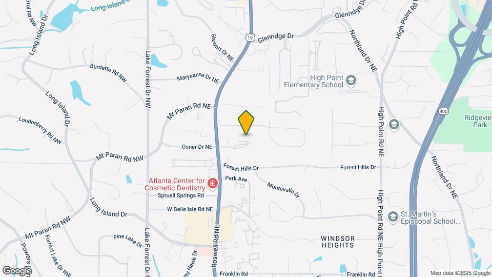 5153 Roswell Rd Map and Location Details